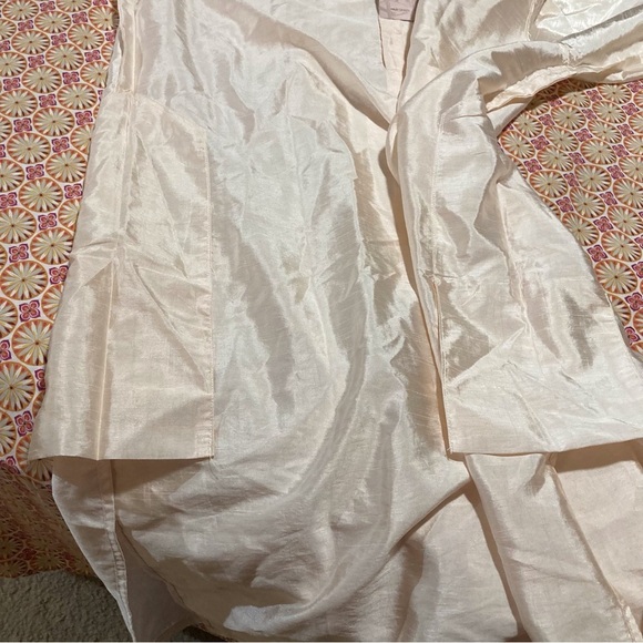 Hilo Design Men’s Embroidered Kurta | Pale Peach with Elephant Embroidery - Picture 12 of 16